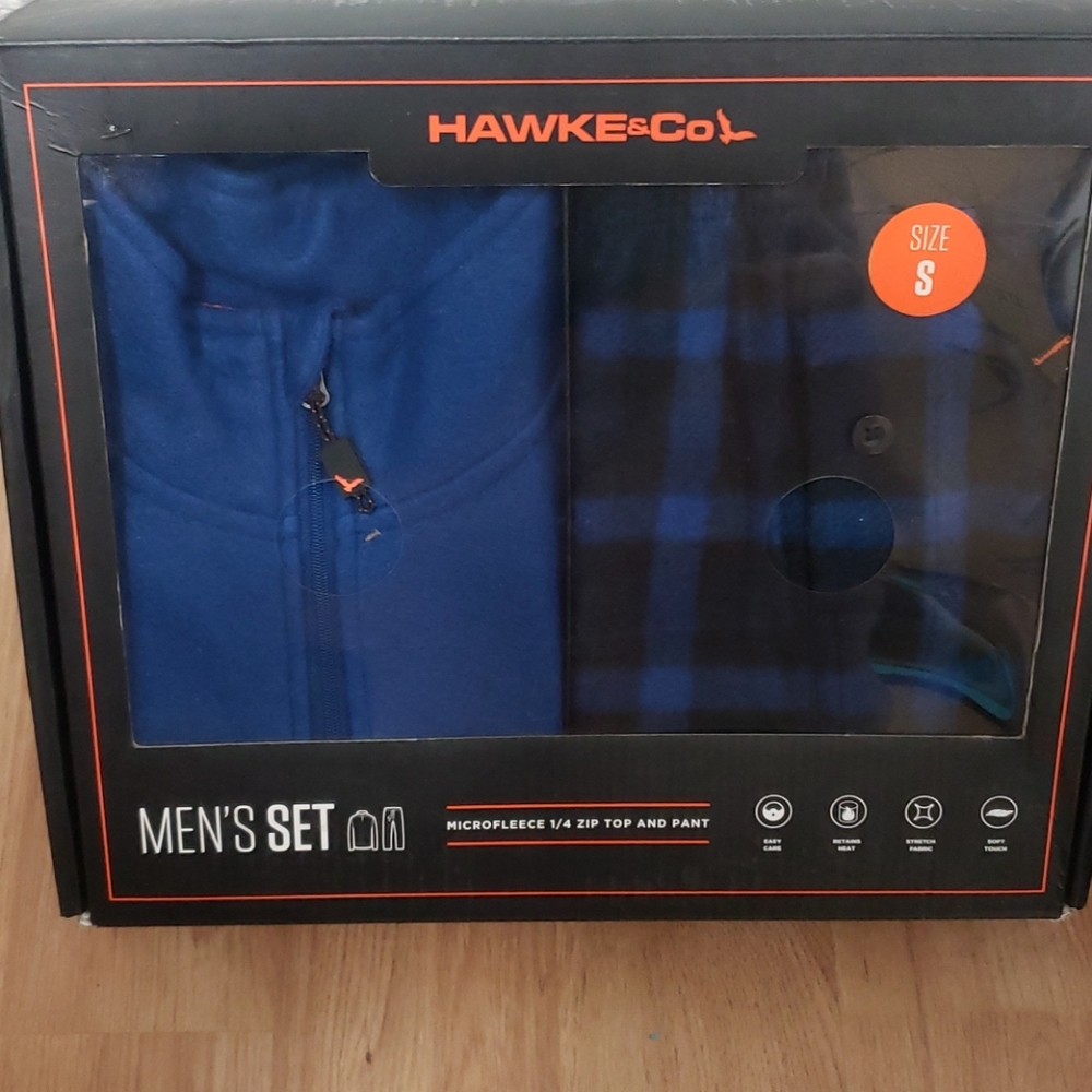 Hawke&Co Mens' Microfleece Sleep Set